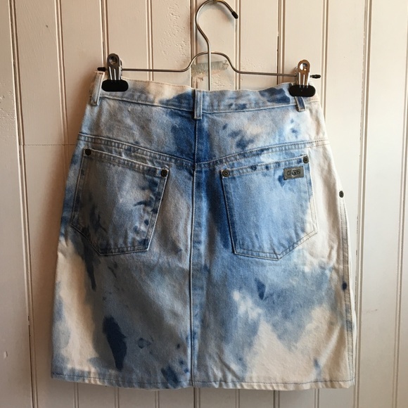 Vintage Calvin Klein Denim Mini Skirt - Picture 4 of 8